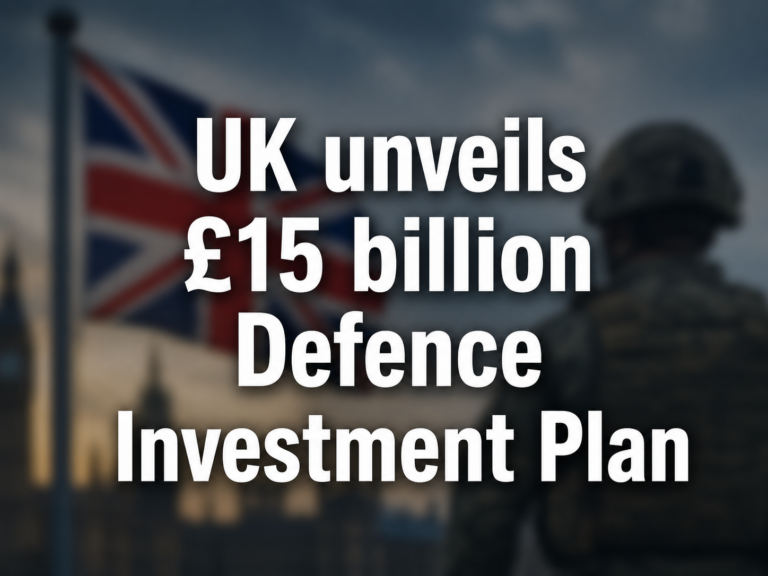 UK investment plan announcement - defencebuyer.com