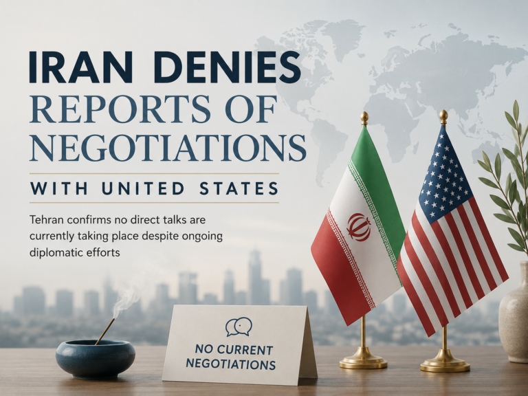 Iran denies US negotiations - defencebuyer.com
